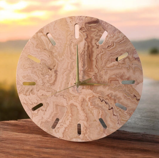 Horloge Terracota Jesmonite.